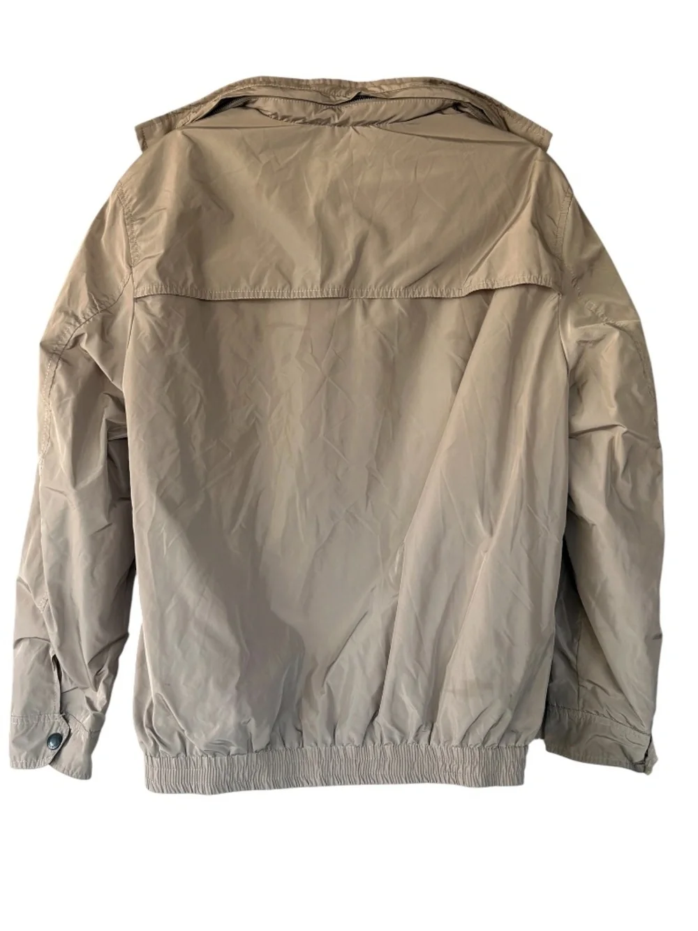 Burberry Windbreaker Jacket Nova Check Khaki Nylon